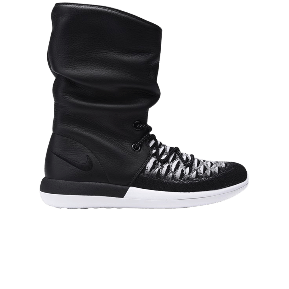 Women's Roshe 2 Flyknit Hi 'Black White'