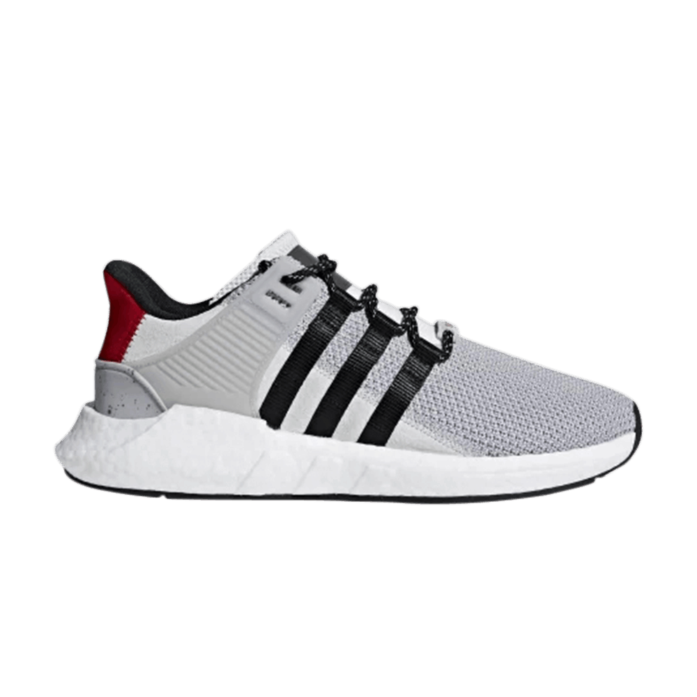 Men's EQT Support 93/17 'Grey Black Scarlet'