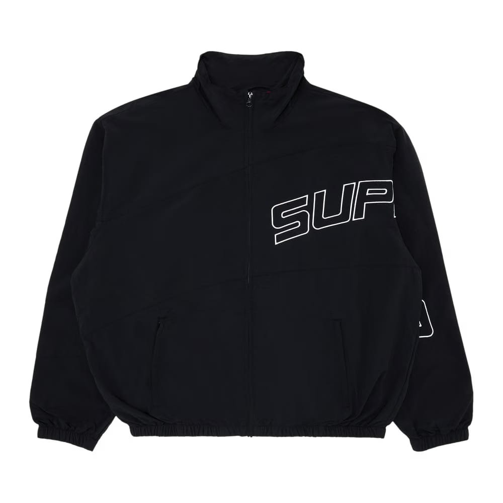 Supreme Curve Track Jacket Black