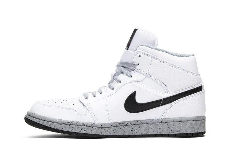 Men's Air Jordan 1 Mid 'White Cement'