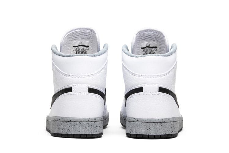 Men's Air Jordan 1 Mid 'White Cement'