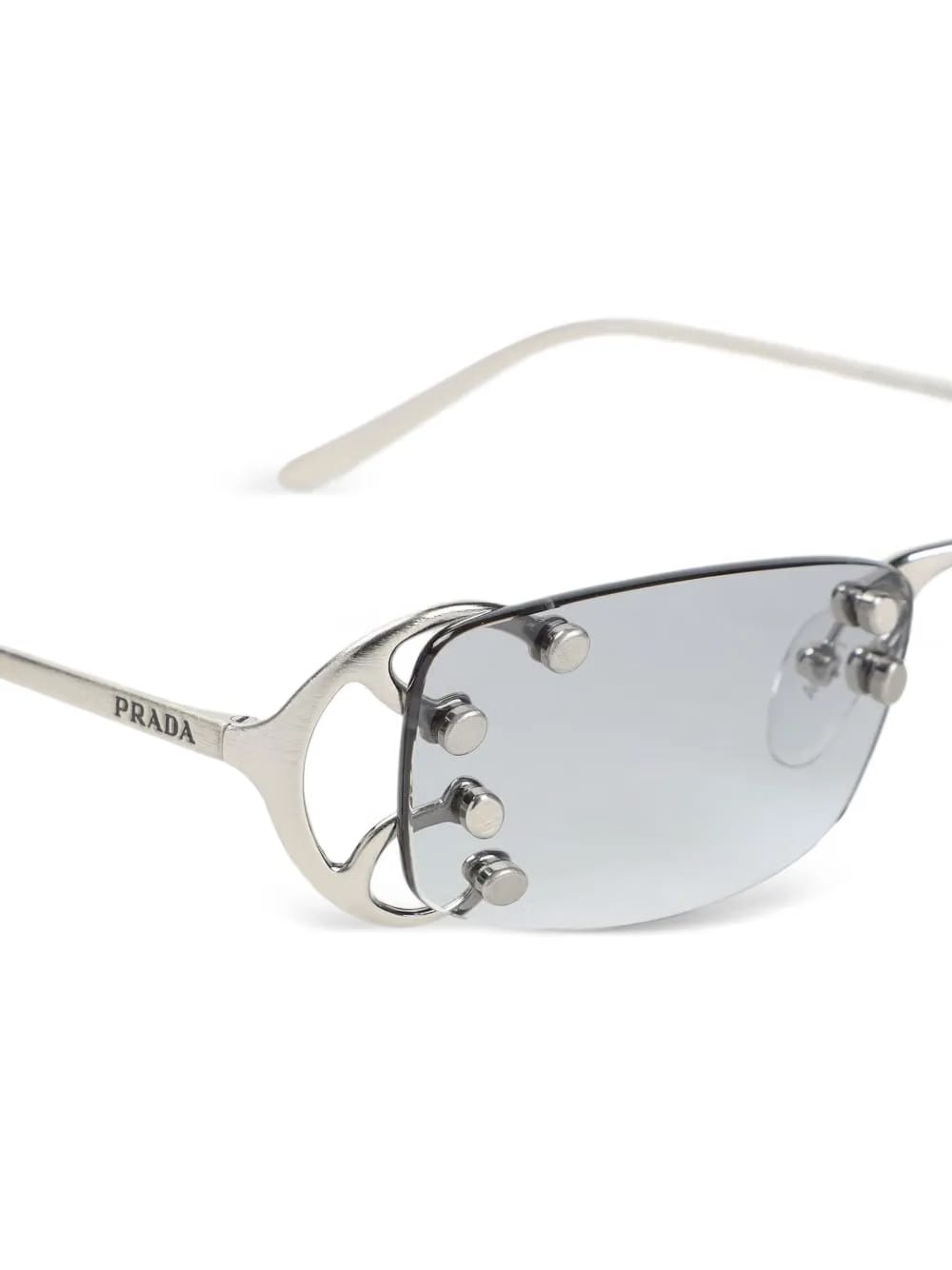 studded rectangle sunglasses