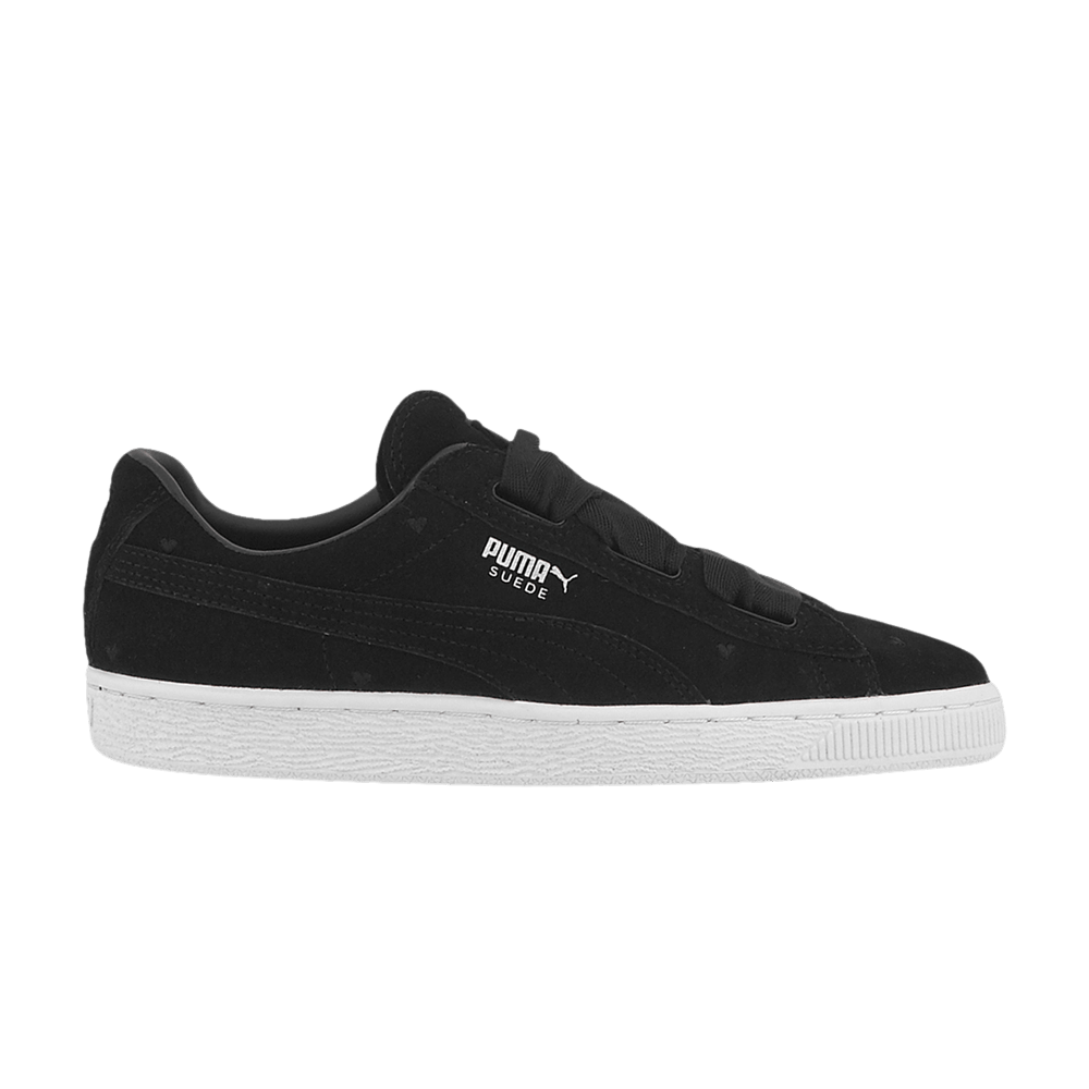Suede Heart Jr 'Valentine - Black'