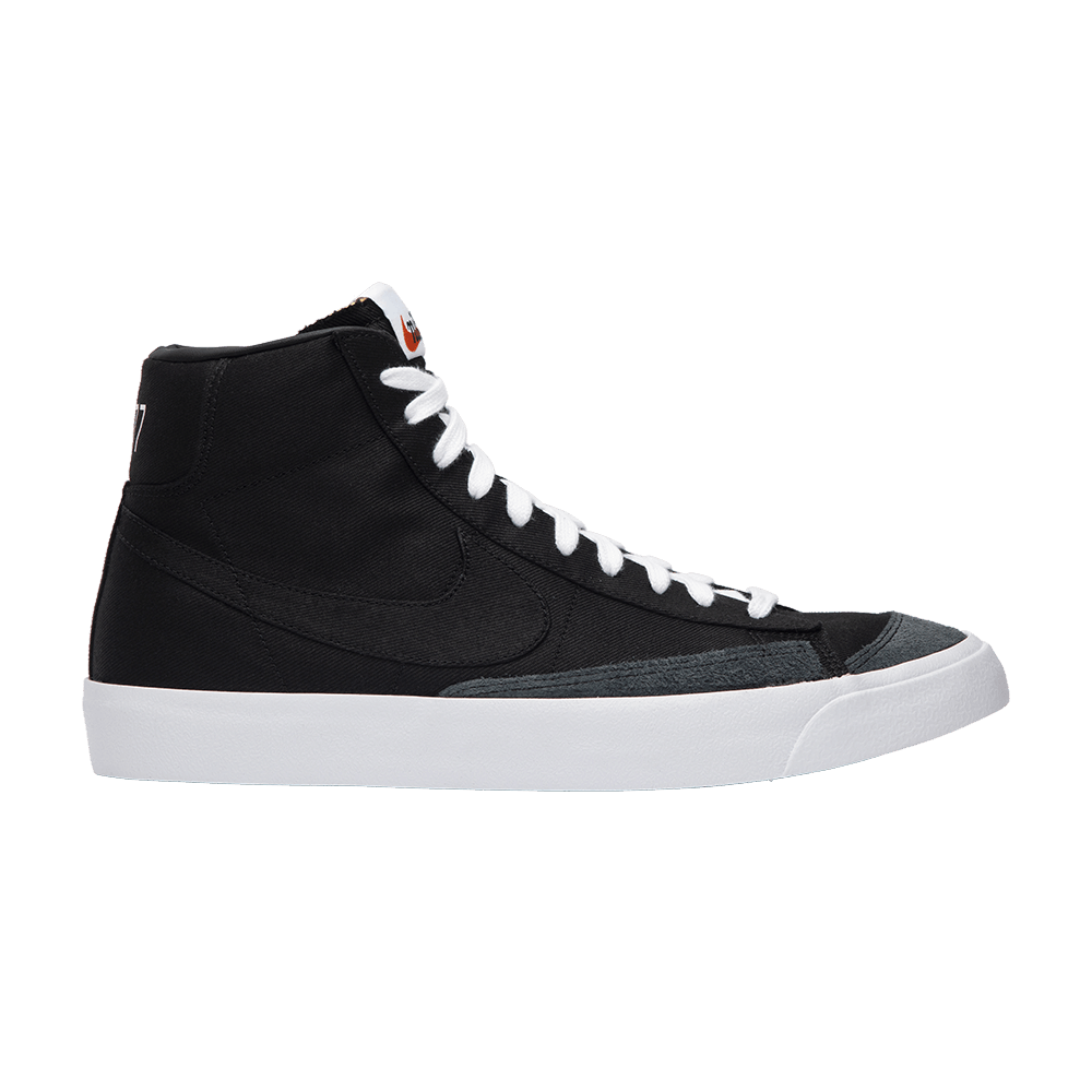 Men's Blazer Mid '77 Canvas 'Black'