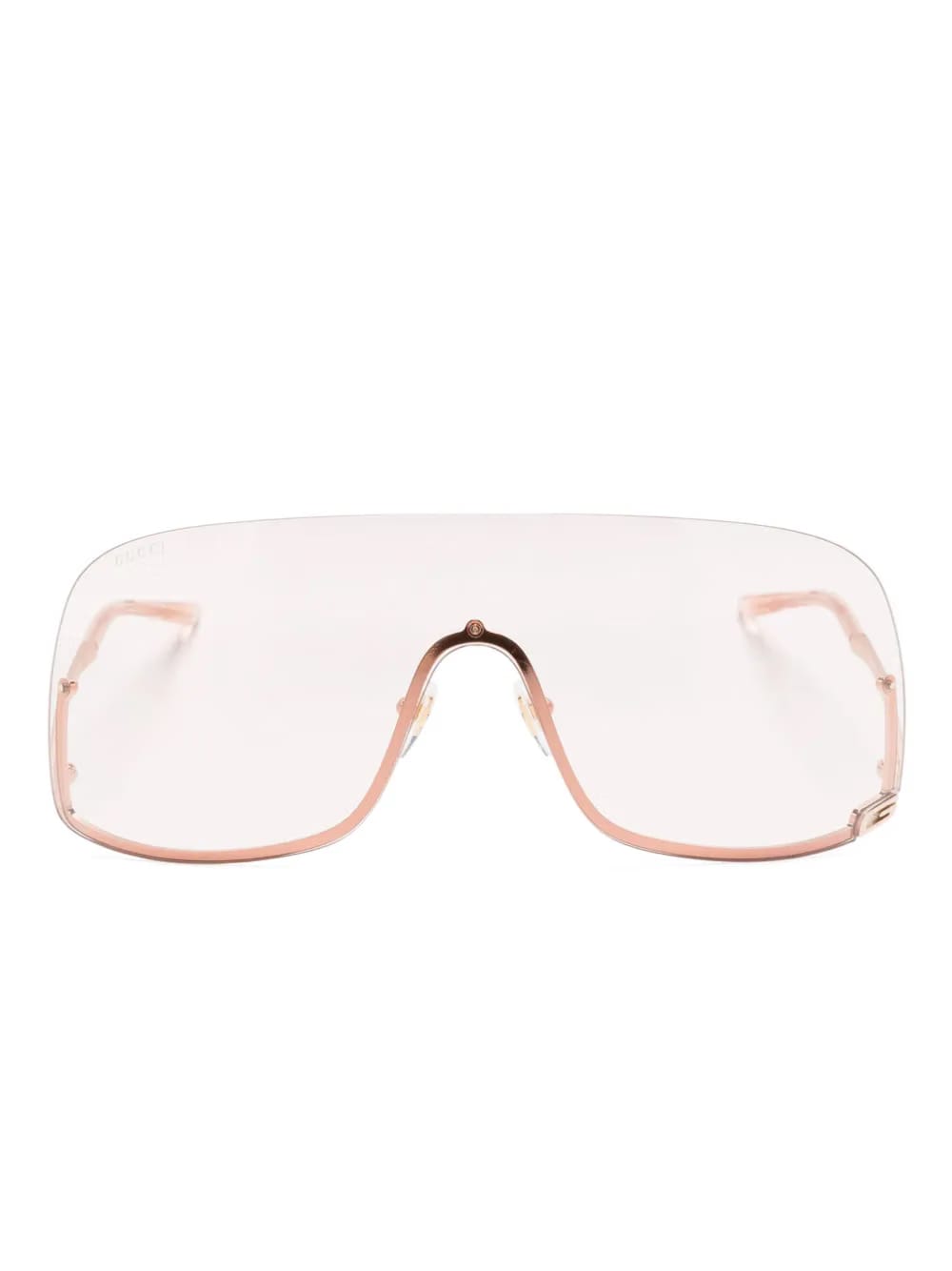 oversized retro-frame sunglasses