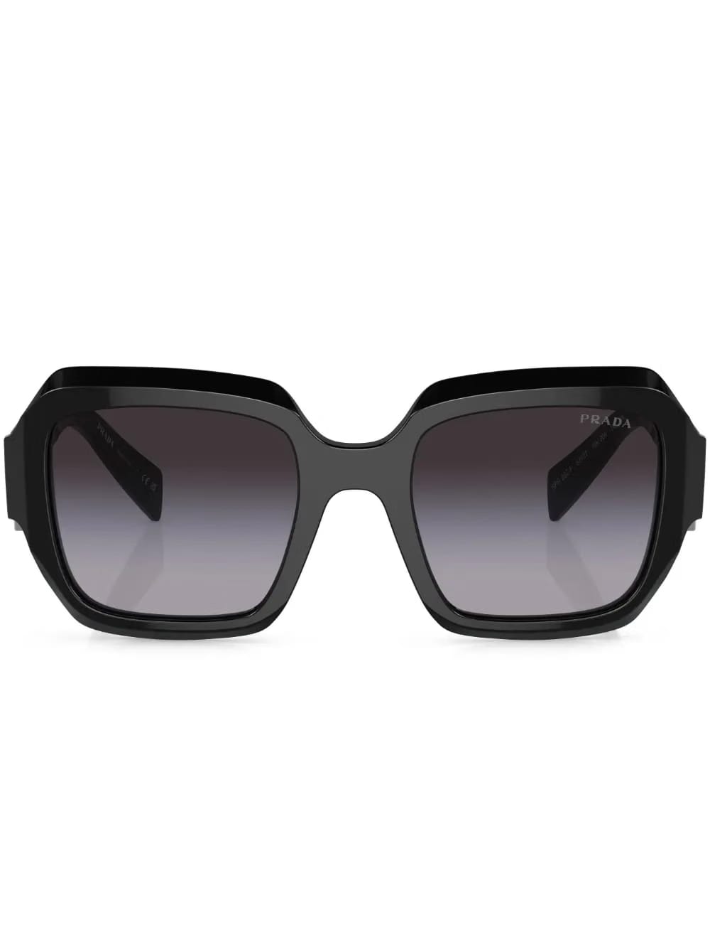 logo-print oversize-frame sunglasses