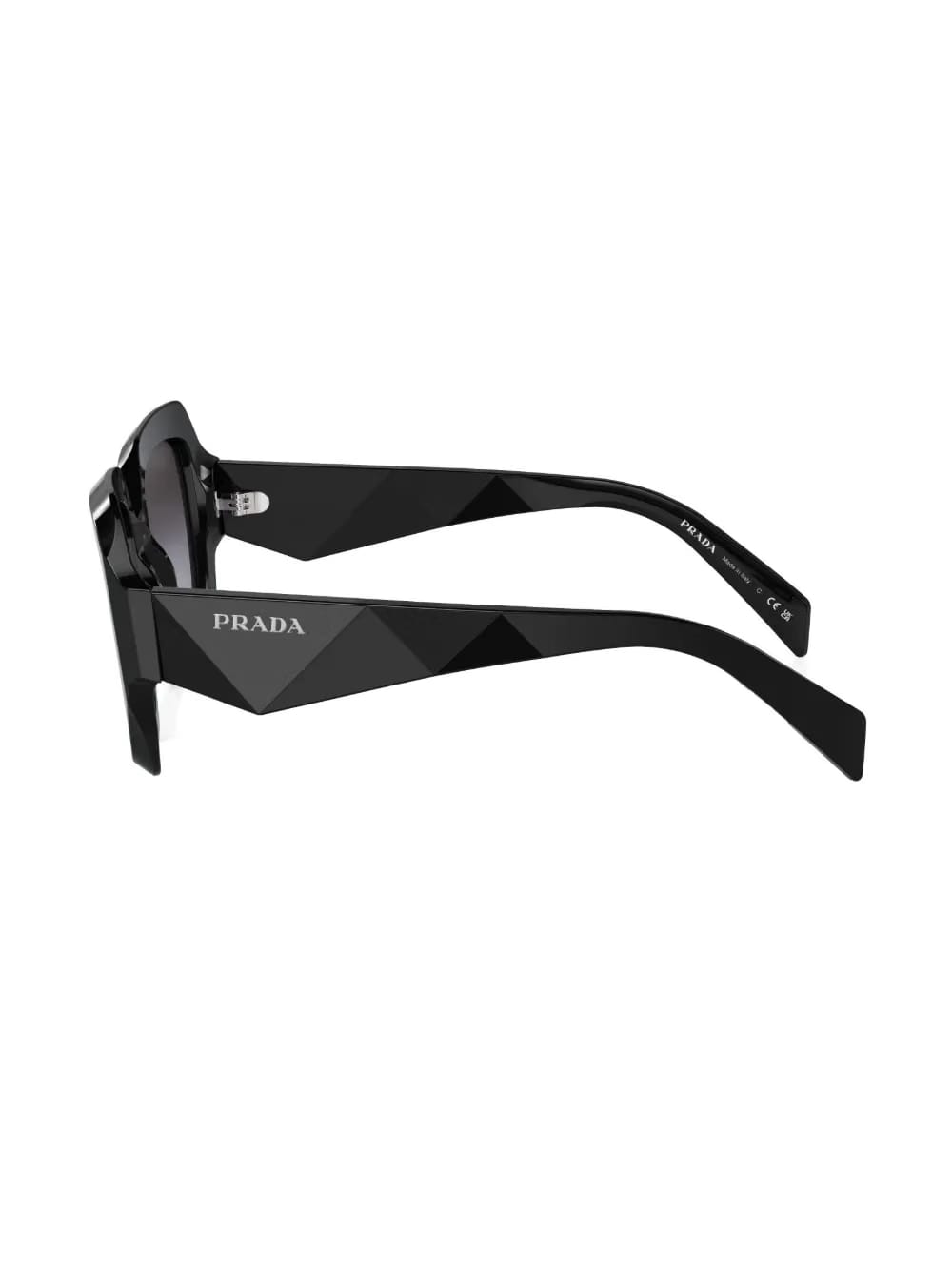 logo-print oversize-frame sunglasses