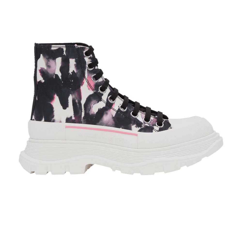 Alexander McQueen Wmns Tread Slick Boot 'Watercolour Graffiti'