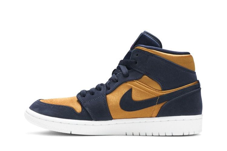 Men's Air Jordan 1 Mid SE Premium 'Stain Gold'