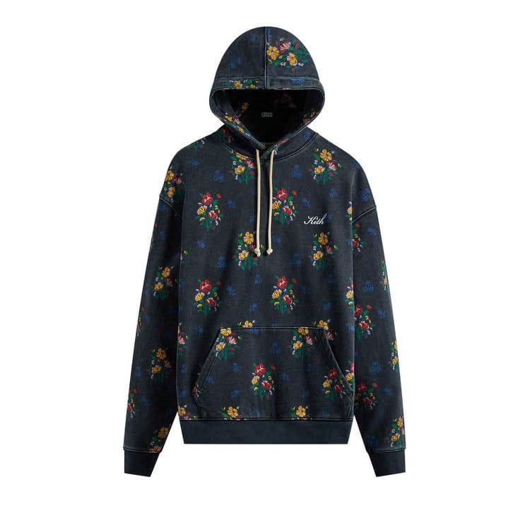 Kith Begonia Floral Williams III Hoodie Nocturnal