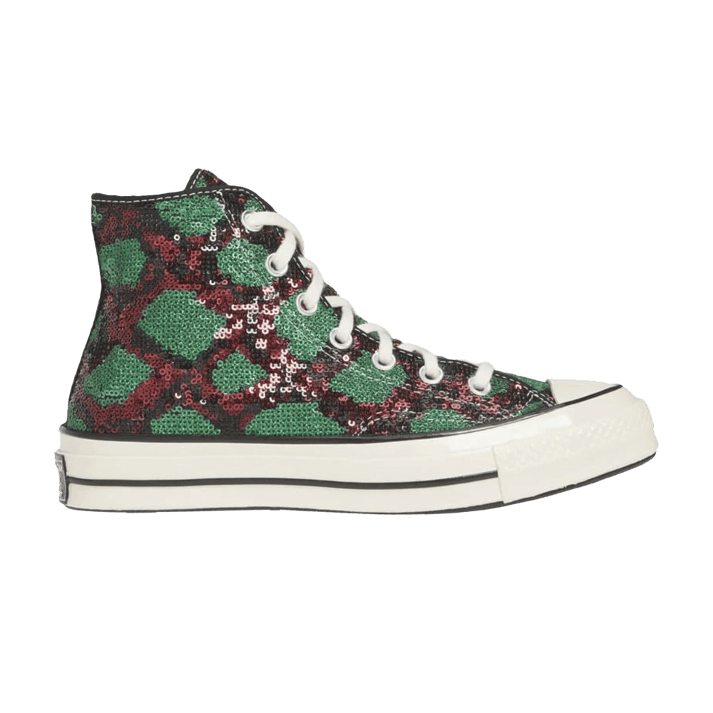 Men's Chuck 70 High 'Snake Pattern - Red Green'
