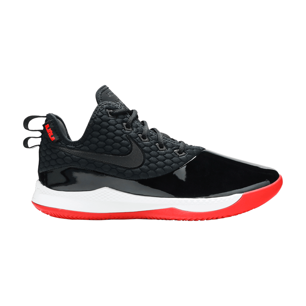 Men's LeBron Witness 3 Premium 'Black Red'