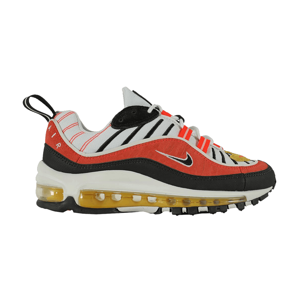 Air Max 98 GS 'Black Bright Crimson'