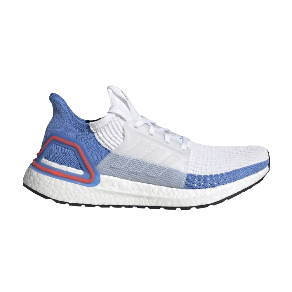 Women's UltraBoost 19 'White Real Blue'