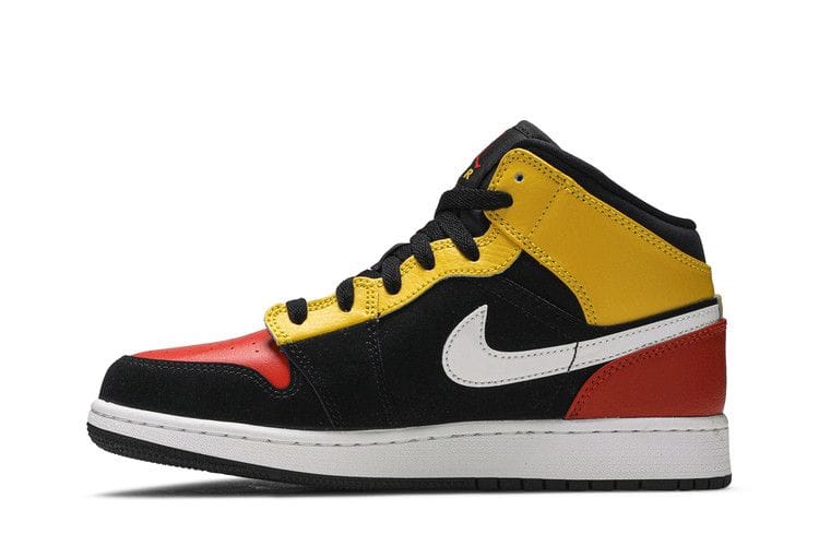 Air Jordan 1 Mid SE GS 'Amarillo Team Orange'