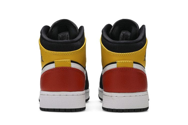 Air Jordan 1 Mid SE GS 'Amarillo Team Orange'