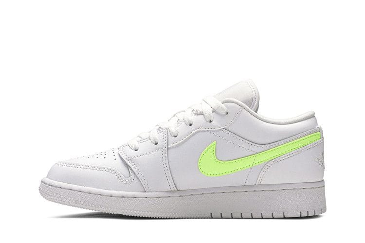Air Jordan 1 Low GS 'White Neon'
