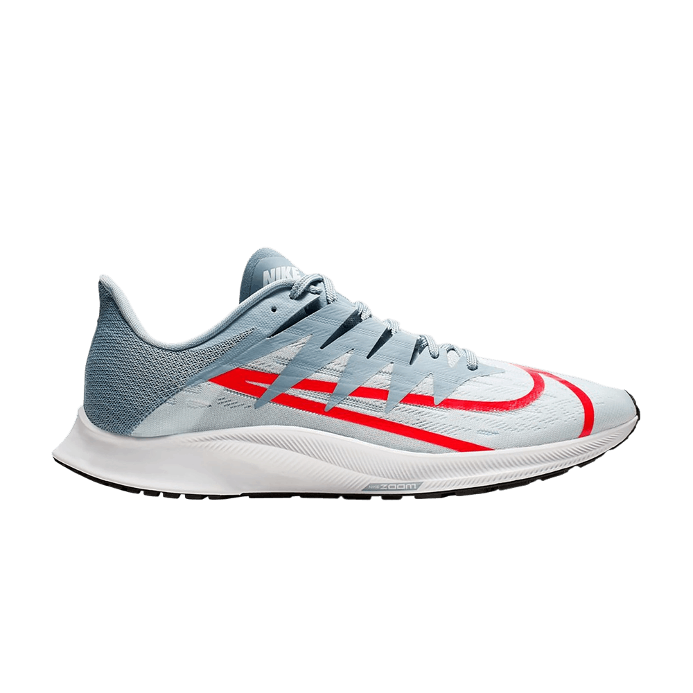 Men's Zoom Rival Fly 'Pure Platinum Crimson'
