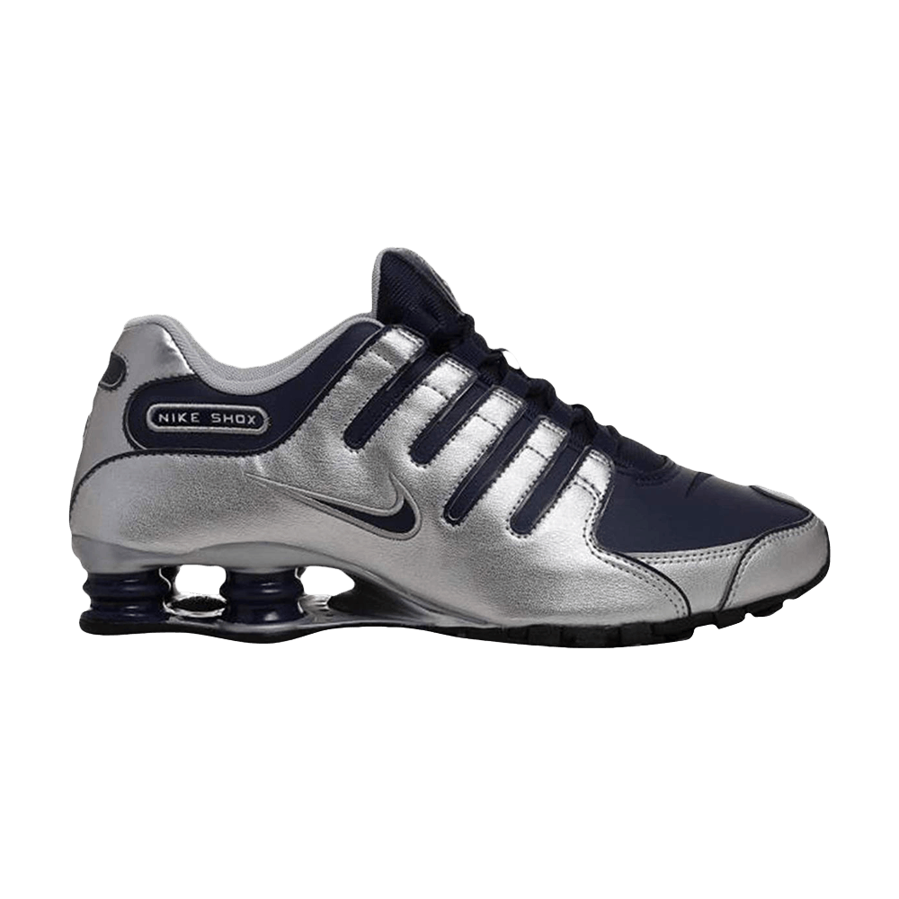Men's Shox NZ 'Metallic Silver Midnight Navy'