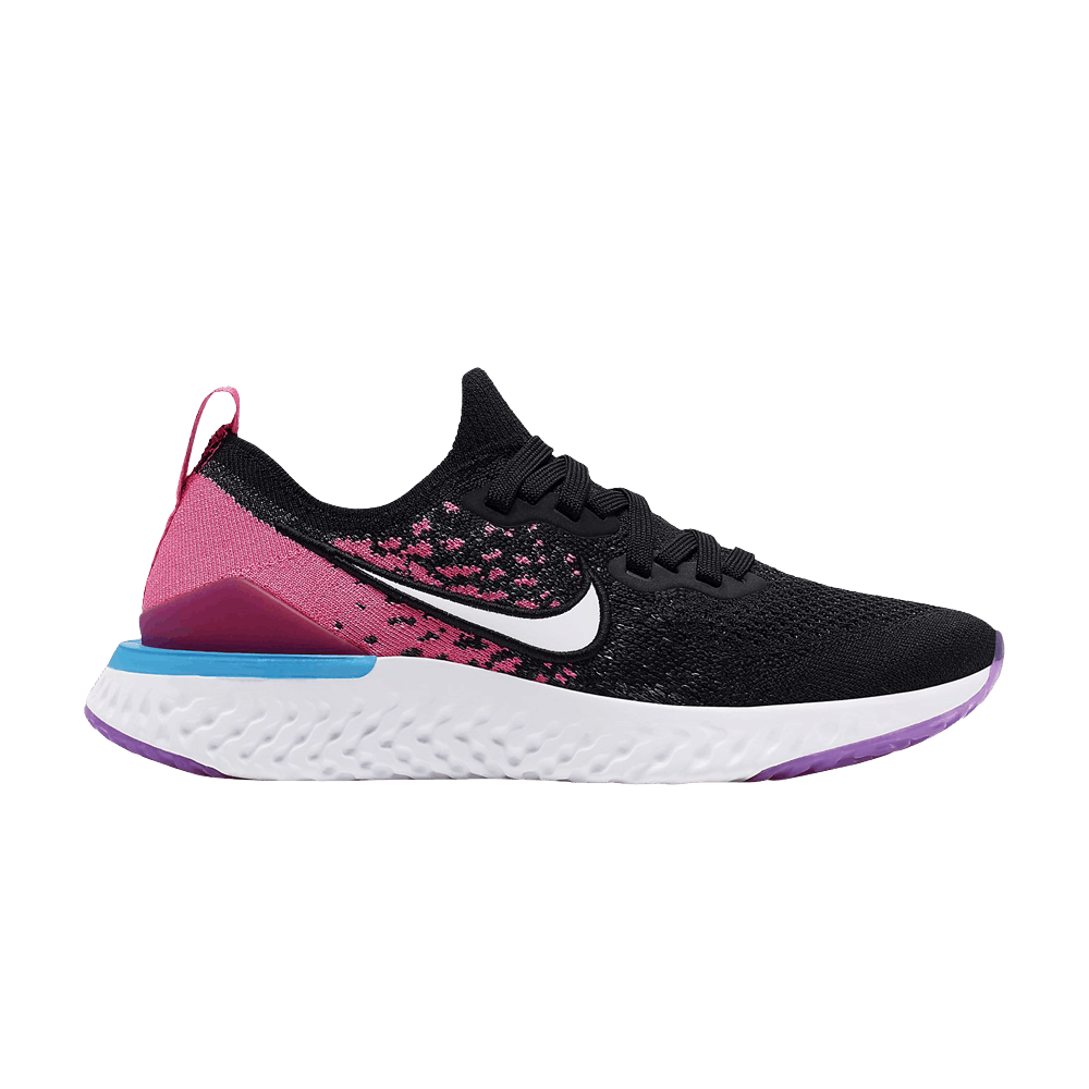 Epic React Flyknit 2 GS 'Black Pink Blast'