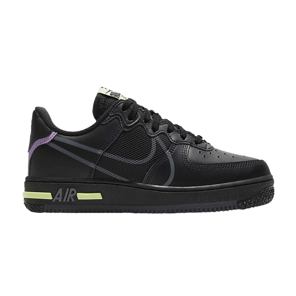 Air Force 1 React GS 'Triple Black'