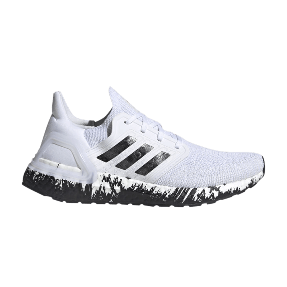 Women's UltraBoost 20 'Paint Splatter - White Black'