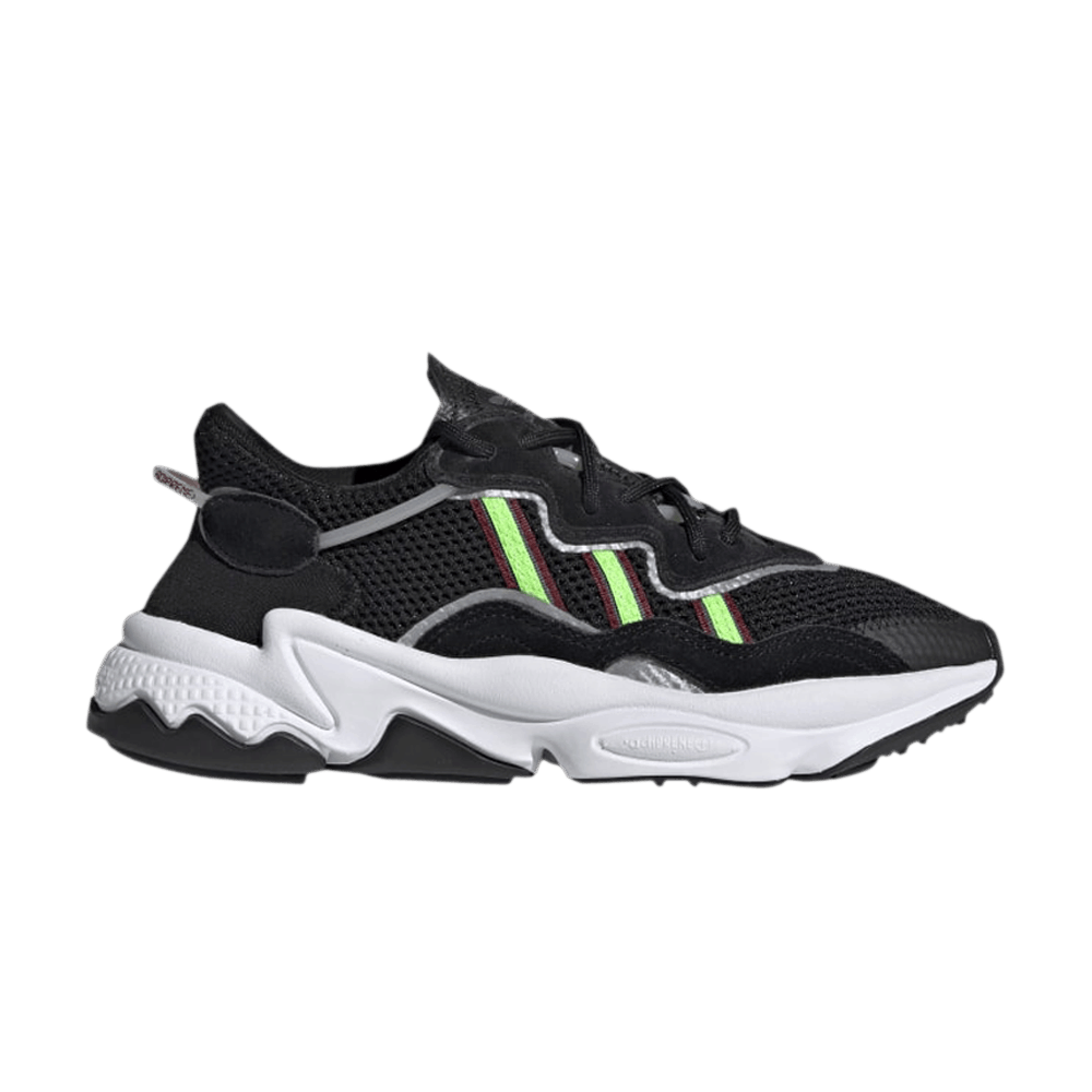 Ozweego J 'Black Solar Green'