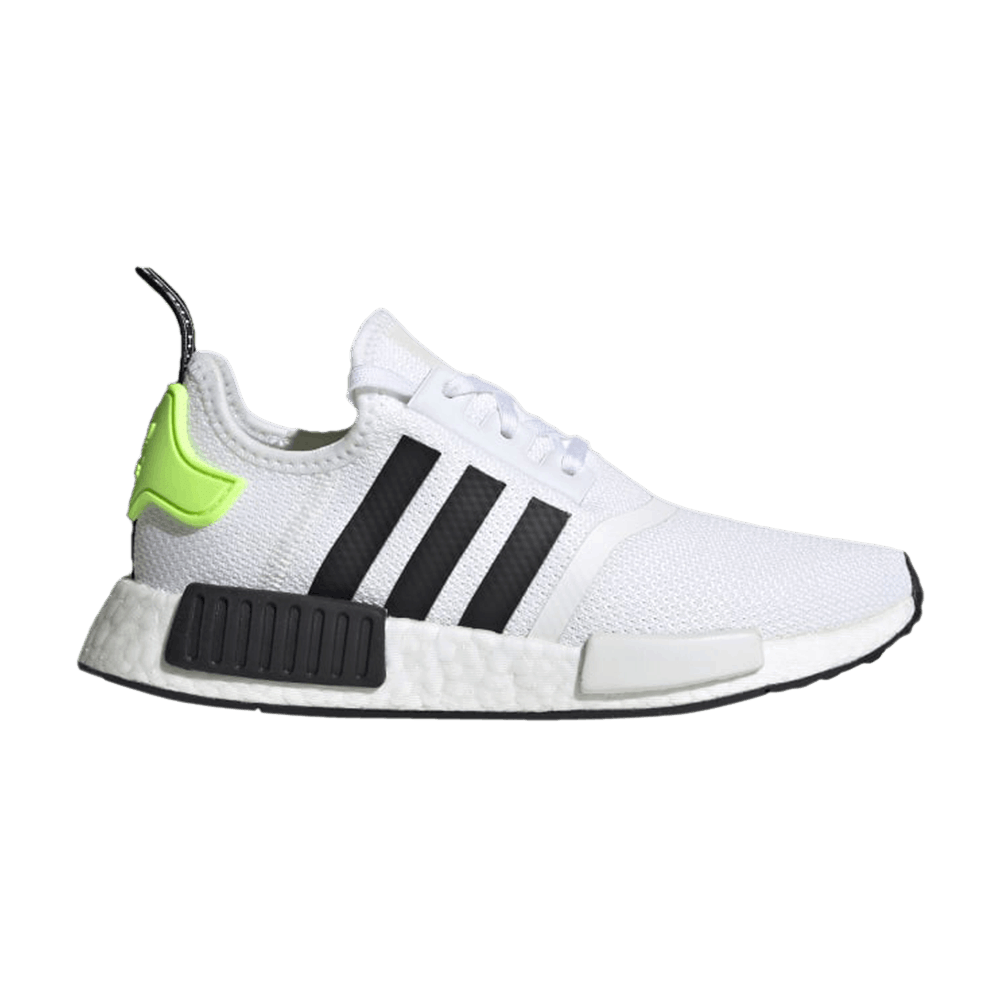 NMD_R1 J 'White Black Signal Green'