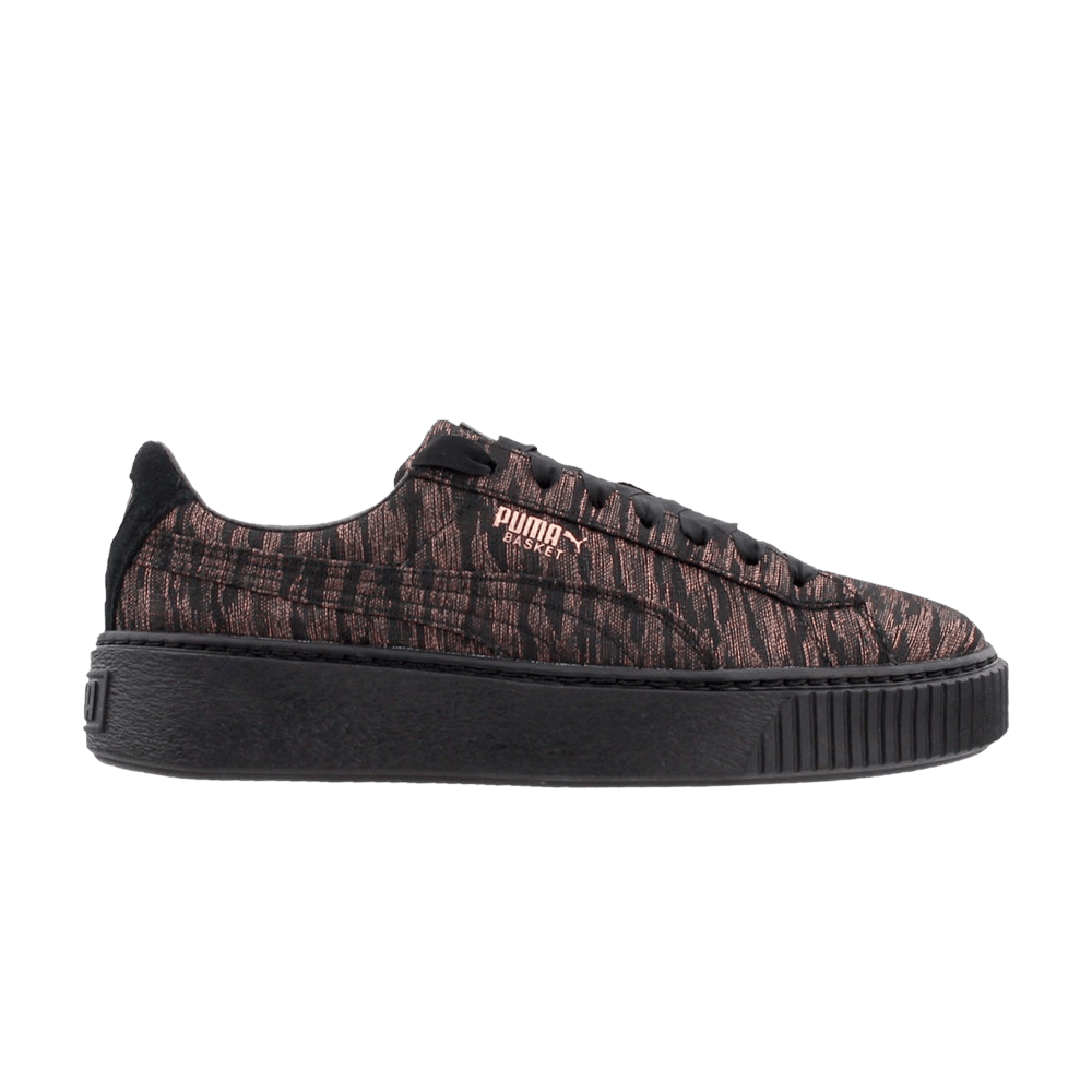 Women's Basket Platform 'Velvet Rope - Black'