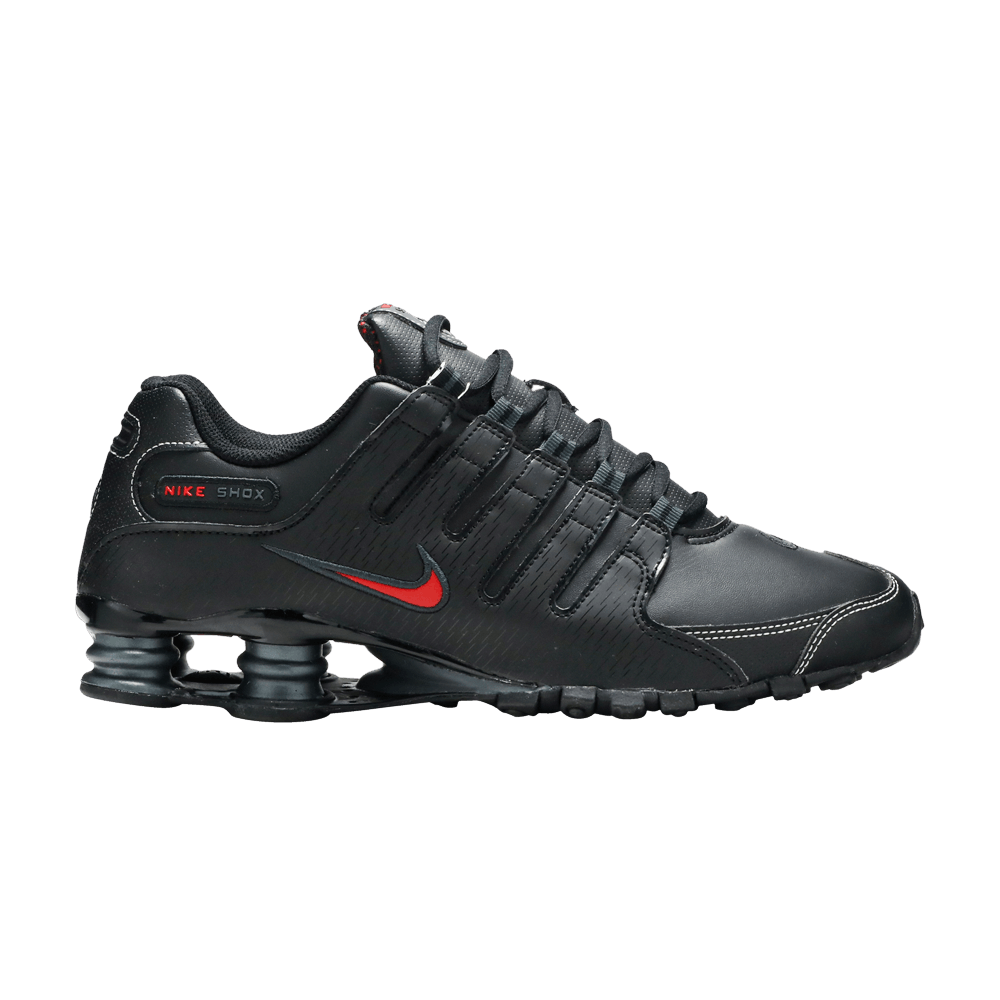 Men's Shox NZ 'Black Varsity Red'