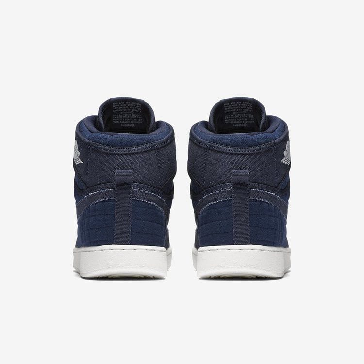 Men's AJKO High OG Canvas 'Obsidian'
