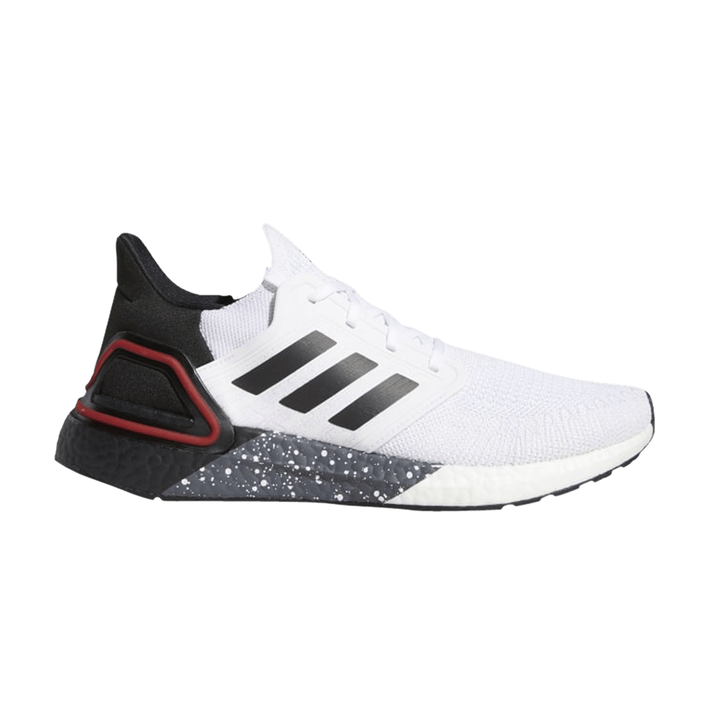 Men's UltraBoost 20 'White Scarlet'