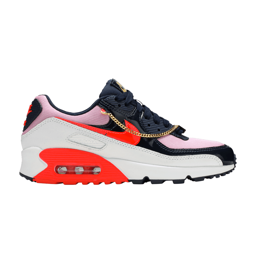Women's Air Max 90 'Cuban Link - Navy Pink'