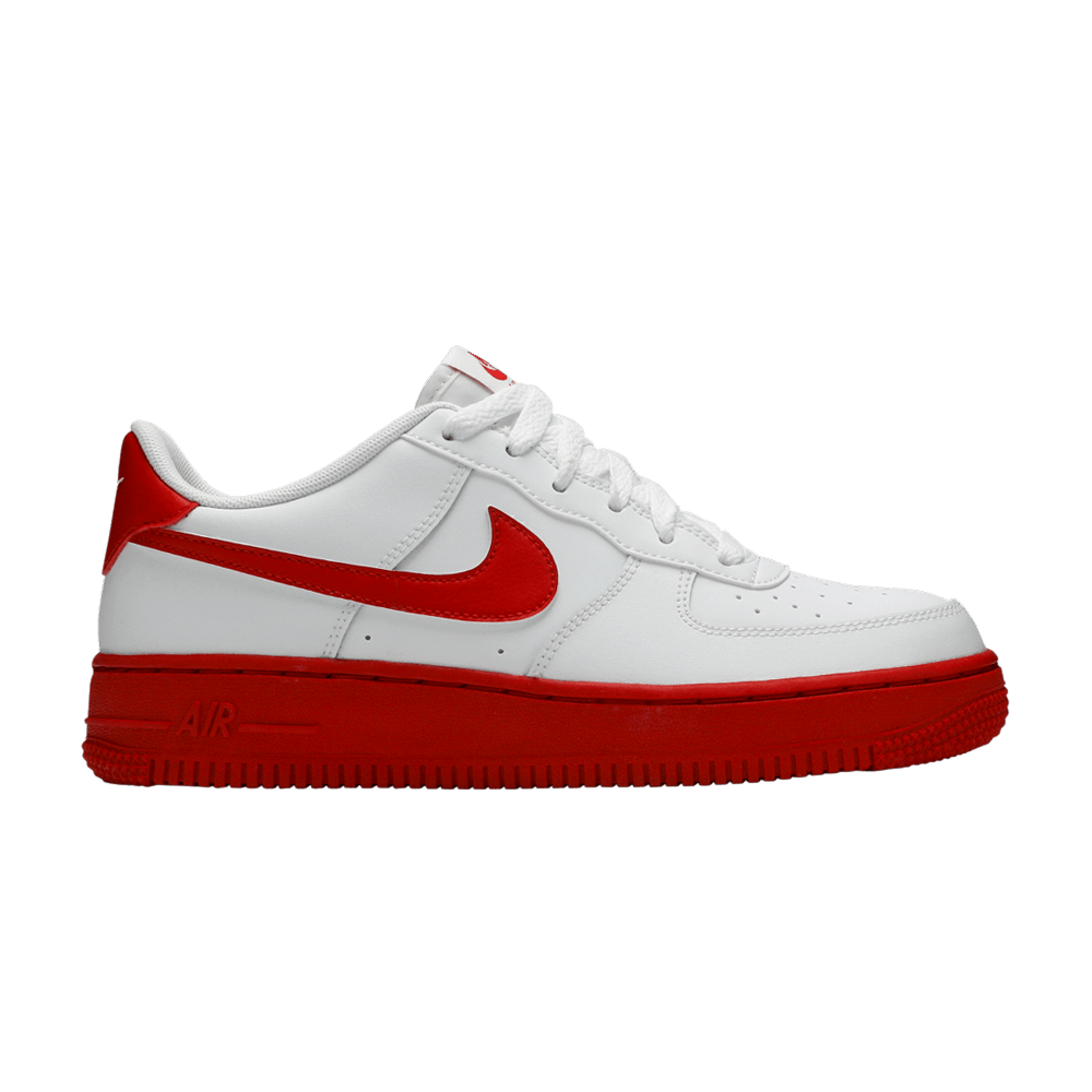 Air Force 1 GS 'White Red Sole'