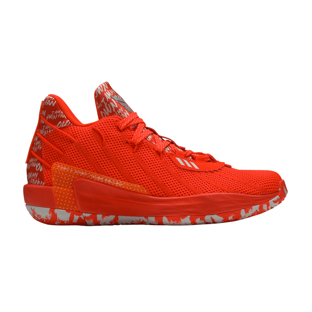 Men's Dame 7 'I Am My Own Fan - Solar Red'