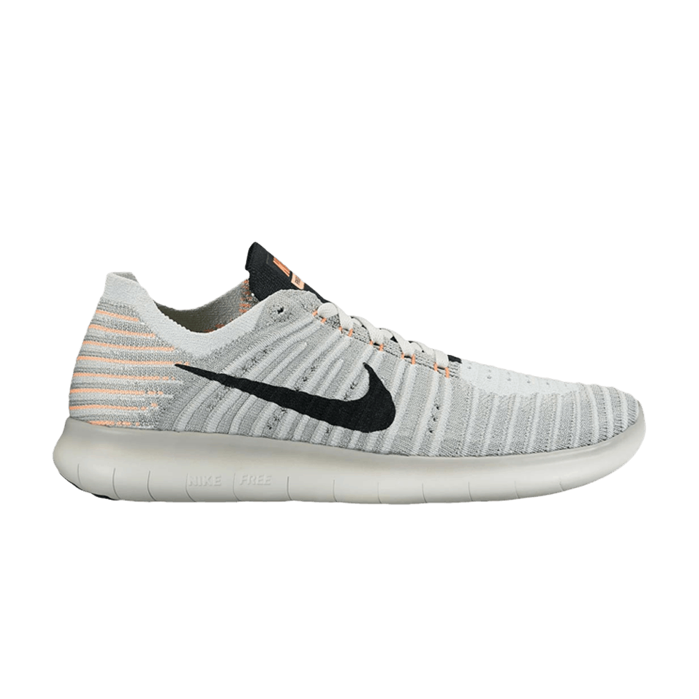 Women's Free RN Flyknit 'Wolf Grey Mango'