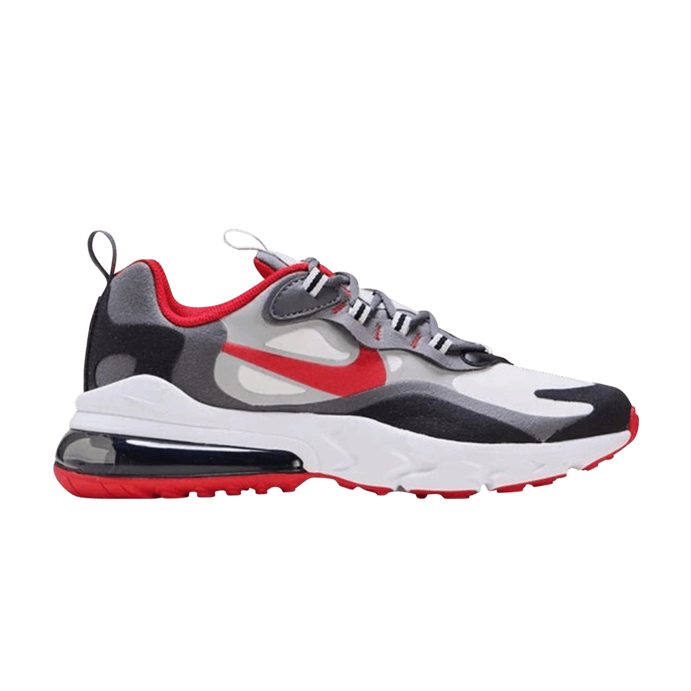 Air Max 270 React GS 'University Red Iron Grey'