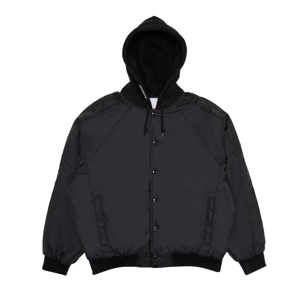 Supreme Hooded Stadium Jacket Black