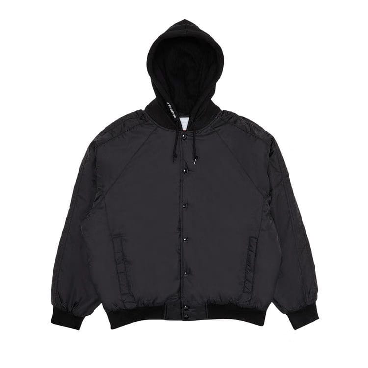 Supreme Hooded Stadium Jacket Black