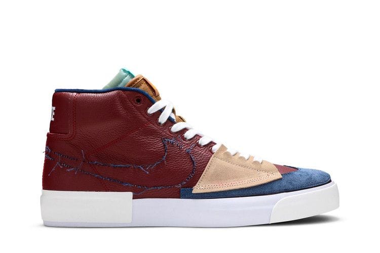 Men's Zoom Blazer Mid Edge SB 'Team Red Navy'