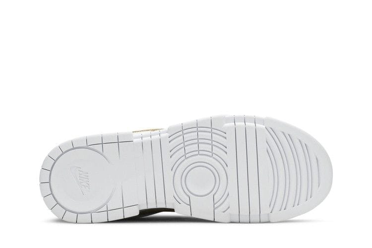 Women's Dunk Low Disrupt 'White Metallic Gold'