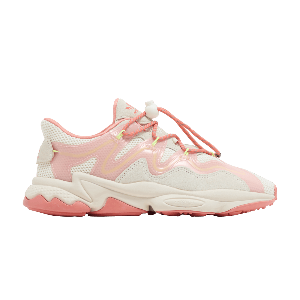 Women's Ozweego Plus 'Cream Semi Coral'