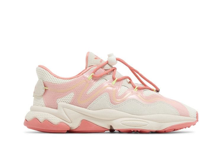 Women's Ozweego Plus 'Cream Semi Coral'