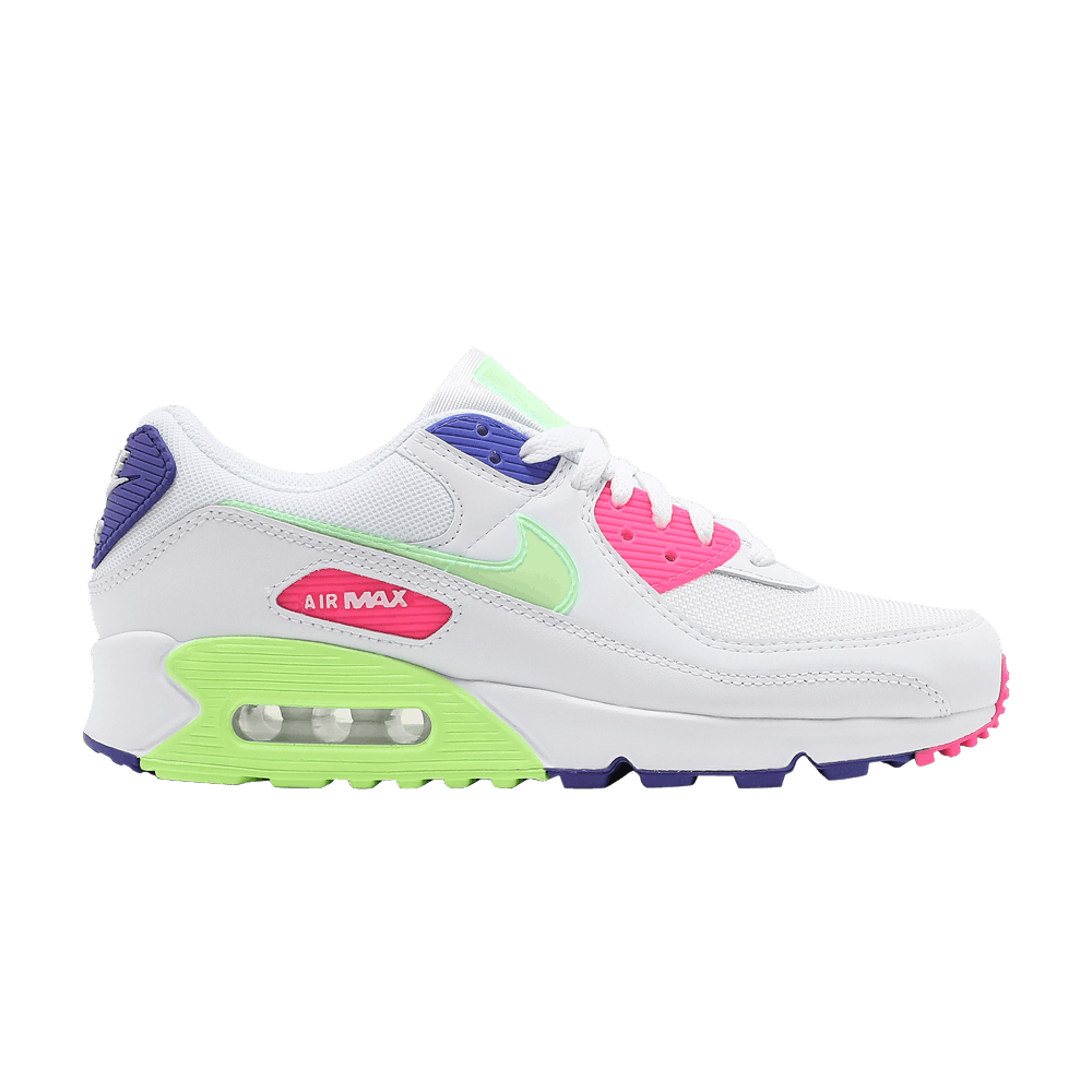 Women's Air Max 90 'White Indigo Burst Volt'