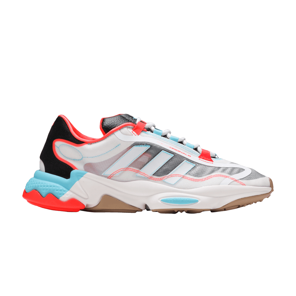 Men's Ozweego Pure 'Bright Cyan Solar Red'