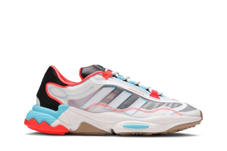 Men's Ozweego Pure 'Bright Cyan Solar Red'