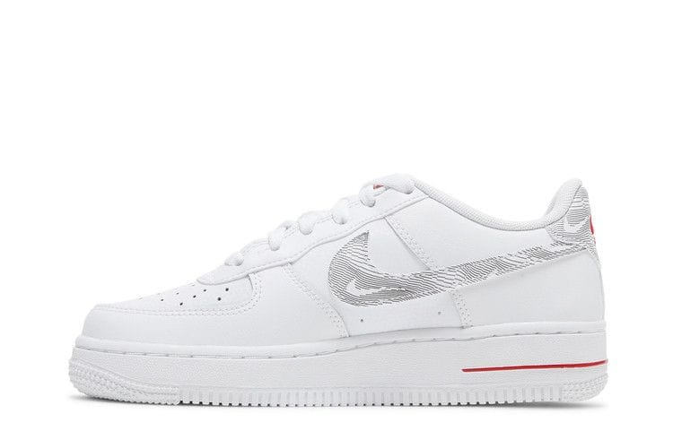 Air Force 1 Low GS 'White University Red'