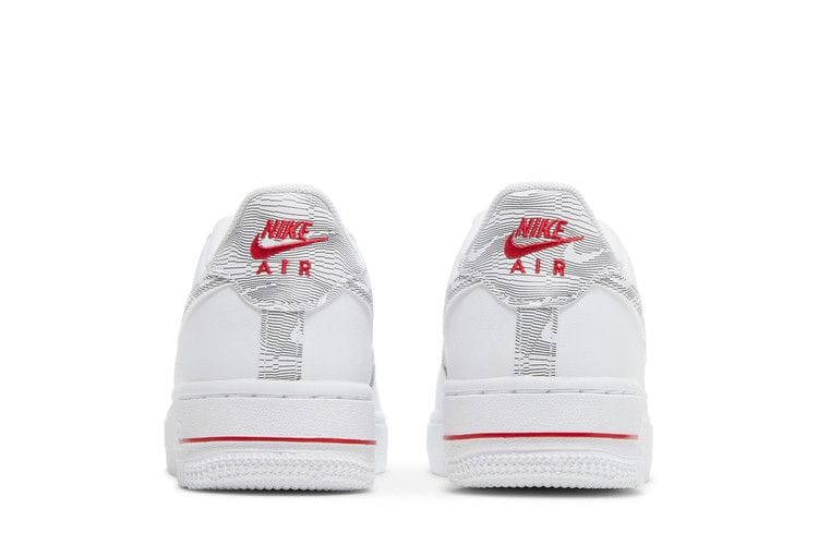 Air Force 1 Low GS 'White University Red'
