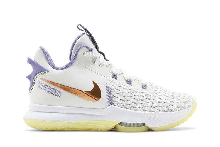 Men's LeBron Witness 5 'Summit White Metallic Bronze'