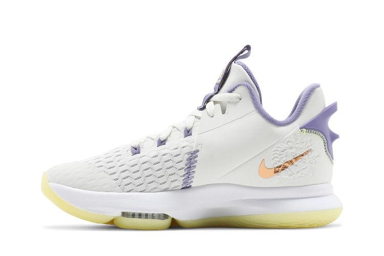 Men's LeBron Witness 5 'Summit White Metallic Bronze'